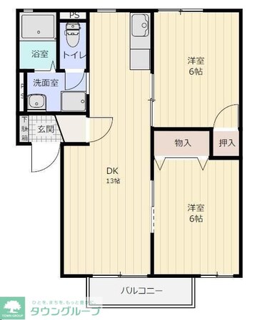 ロジュマンAの物件間取画像
